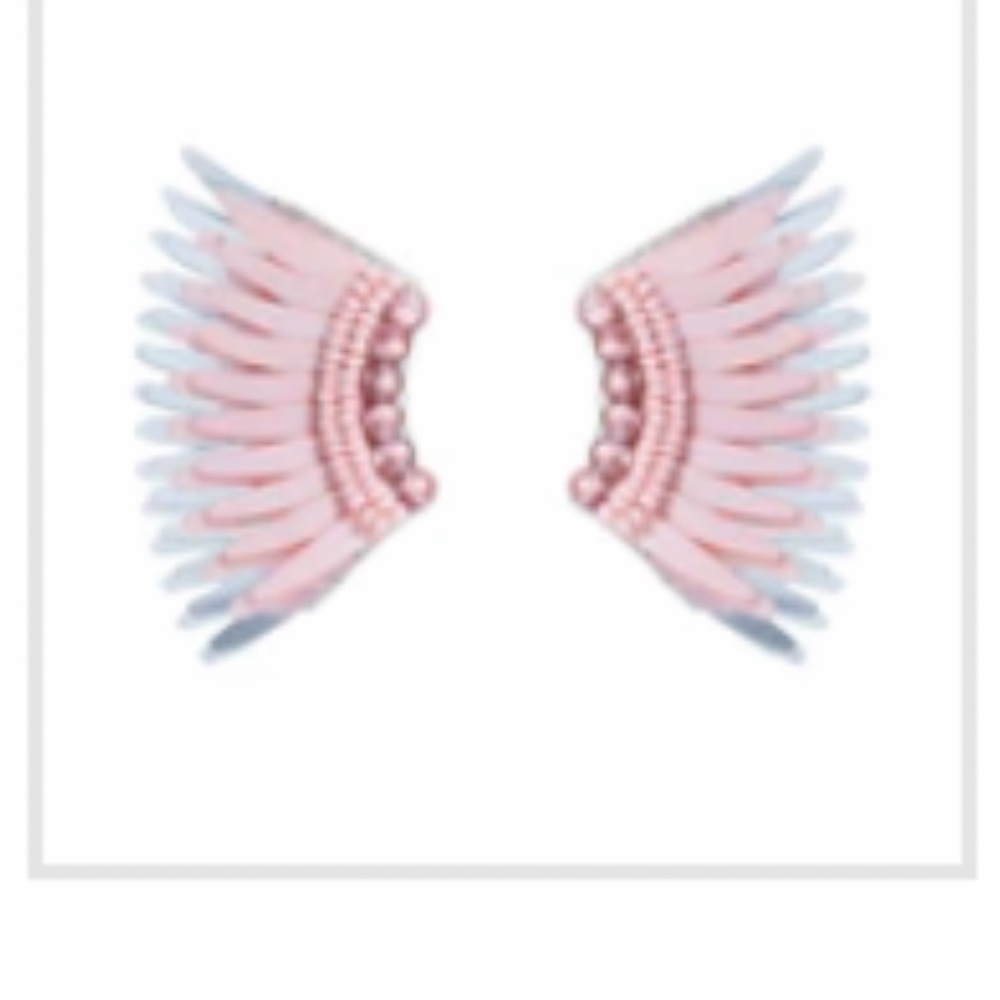 NWOT Mignonne Gavigan Mini Madeline Earrings, pink
